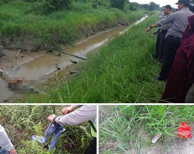 TERKUAK... Ini Identitas Mayat Wanita Tanpa Celana yang Ditemukan di Sungai Umban-Pekanbaru