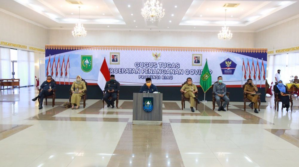 Digelar Secara Virtual, Gubri Ikuti Rakornas Pengawasan Intern Nasional Pemerintah Tahun 2020