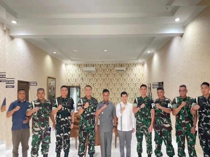 Bupati Kampar Silaturahmi ke Danpomdam XIX/TT, Perkuat Sinergitas Pemerintahan dan Kondusivitas Daerah