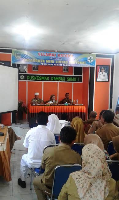 Bahas Program 2017, Puskesmas Rambah Samo I Gelar Lokakarya Mini