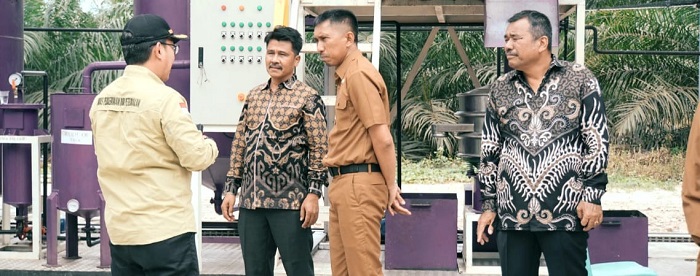 Pjs Bupati Kuansing Tinjau Pabrik Mini Minyak Goreng PAMIGO KUD Tupan Tri Bakti