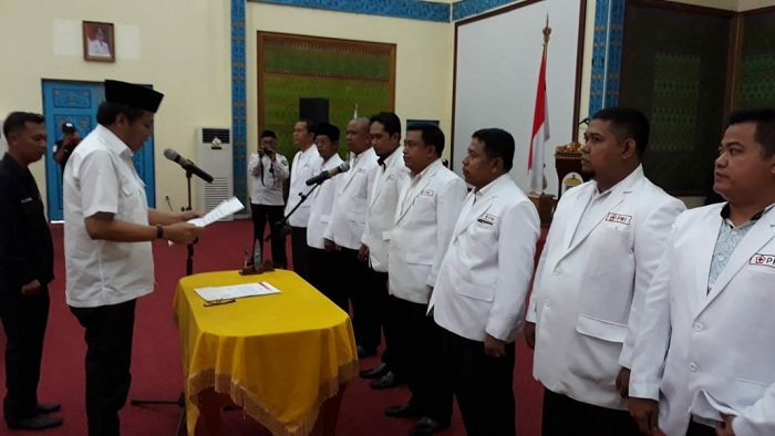 Pengurus Resmi Dilantik, Marhadi MR: Saya akan Bawa PMI Pelalawan Jauh Lebih Baik 