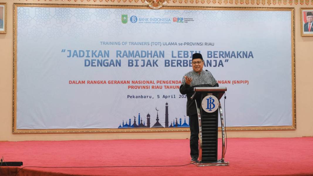 Rangkul Ulama, BI Bersama TPID Riau Kampanyekan Bijak Berbelanja di Bulan Ramadan
