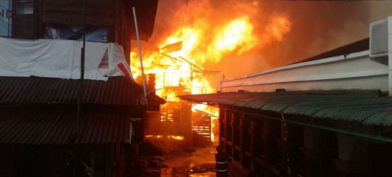 Ini 14 Warga yang kehilangan Tempat Tinggal Pasca Kebakaran di Jalan Perdagangan Kampung Bandar