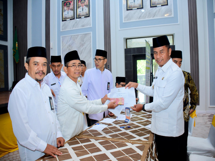 Launching Gerakan ZIS Capai Rp. 100 juta, Terobosan Baru Bupati Kampar