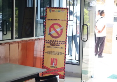 Bapenda Terapkan Kebijakan  Kawasan Bebas Asap Rokok