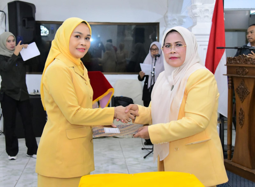 DPC PPPAUD Kabupaten Bengkalis Dikukuhkan, Bupati Kasmarni Ajak Komitmen Wujudkan Penyelenggaraan PAUD Berkualitas
