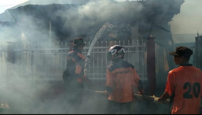 Rumah Ina di Jalan Jawa Duri Terbakar, Ini Penampakannya