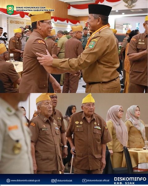 Bupati Siak Terima Penghargaan Bintang Legiun Veteran Republik Indonesia