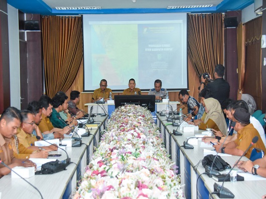 Sekda Kampar Pimpin Rakor Forum Penataan Ruang Kabupaten Kampar