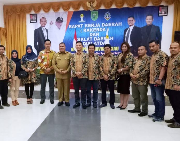Dibuka Bupati Yopi, Hipmi Riau Gelar Rakerda dan Diklatda 2017 di Inhu