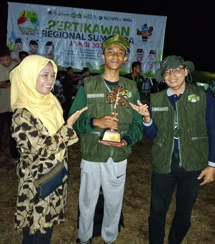 Pramuka Penegak MAN 1 Siak Raih Gelar Juara untuk Kwarda Riau pada Pertikawan Regional Sumatera tahun 2023