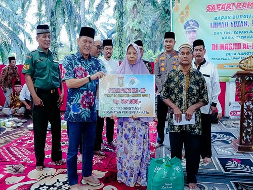 Sekda Kampar Gelar Safari Ramadhan di Masjid Al Jami'ah Desa Hangtuah