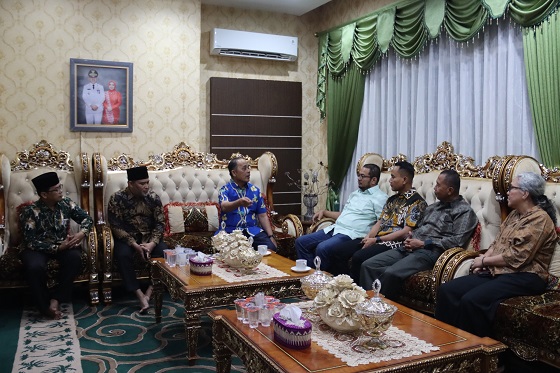 Bupati Herman Sambut Kedatangan Ketua PTA Pekanbaru