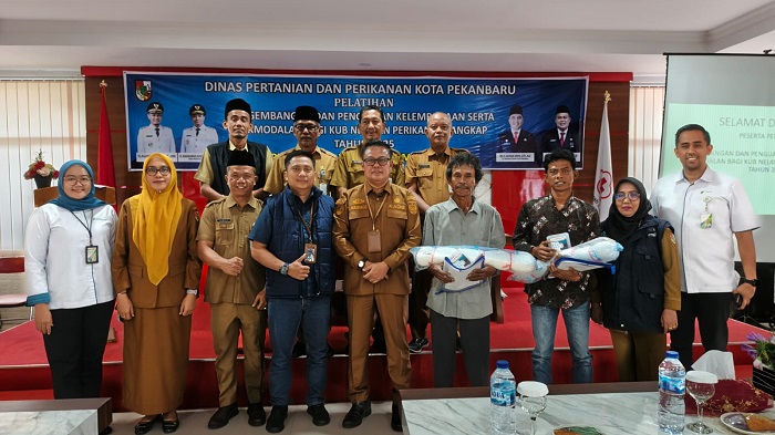 Distankan Pekanbaru Gelar Pelatihan dan Penguatan Kelembagaan serta  Permodalan Nelayan Perikanan Tangkap