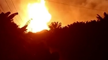 10 Orang Terluka Terluka Dalam Ledakan Pipa Gas PT TGI di Batu Ampar Kemuning