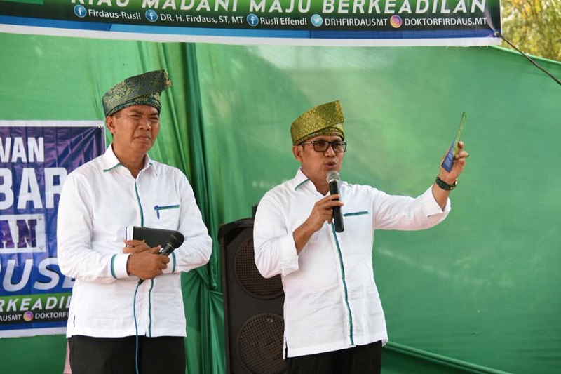 Hasil Jajak Pendapat TKPP: 56 Persen Warga Kuansing Inginkan Firdaus-Rusli Pimpin Riau