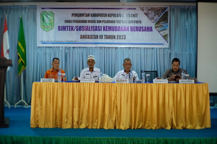 Pemkab Meranti Gelar Bimtek Kemudahan Berusaha Angkatan III