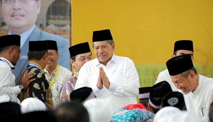 Bupati Siak Lepas Pemberangkatan Jemaah Haji Siak di Embarkasi Haji Sementara Pekanbaru