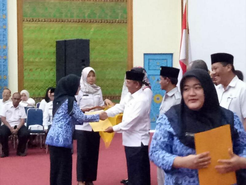 Serahkan SK, Bupati HM Harris Ingatkan Tugas dan Fungsi ASN