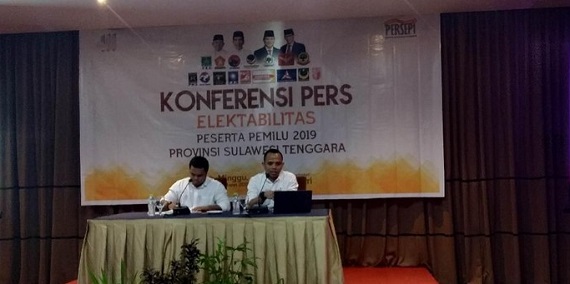 Survei Terbaru, Prabowo-Sandi 44,2 Persen, Jokowi-Ma'ruf 38,4 Persen di Sultra
