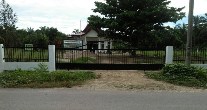 Pembangunan Pagar Kantor UPTD BBP Bangun Purba-Rohul Selesai Dikerjakan