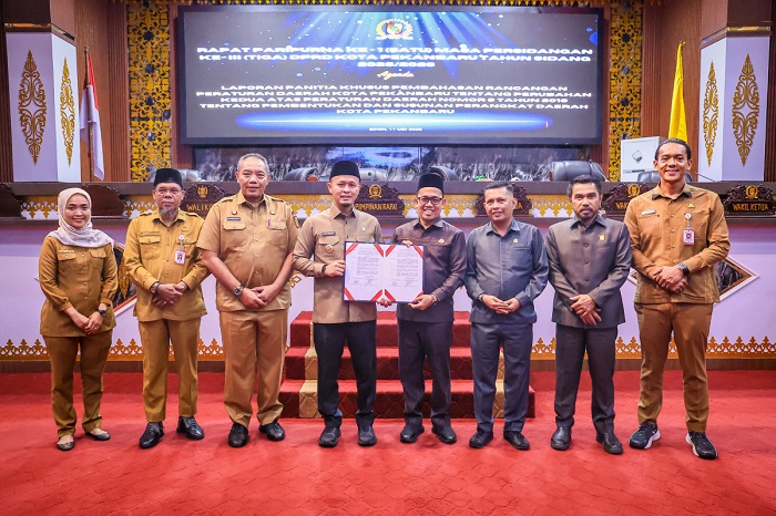 Pemko Pekanbaru dan DPRD Setujui Ranperda PSPD Menjadi Perda
