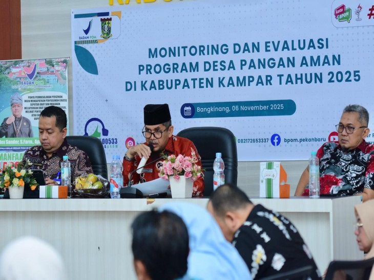 Pemkab Kampar  Monitoring dan Evaluasi Program Desa Pangan Aman