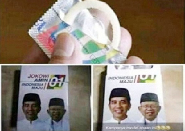 Waduh, Beredar Kondom Bergambar Jokowi – Ma’ruf, Gus Ubaid: Saya Dikirimi La Nyalla...