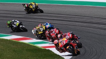 Balapan Seru, Petrucci Kalahkan Marquez di MotoGP Italia 