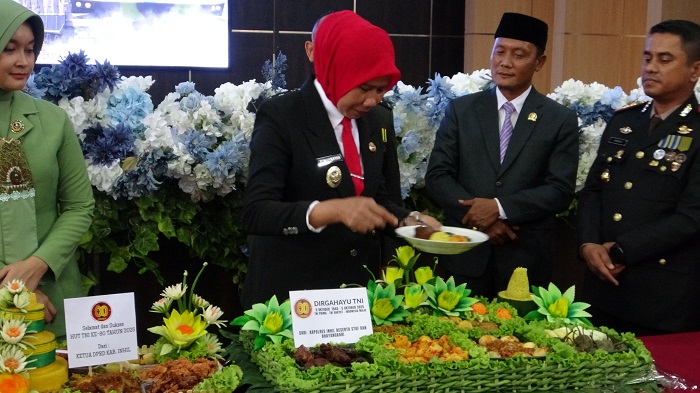 HUT ke-80 TNI, Wabup Inhil Apresiasi Peran Kodim 0314/Inhil Jaga Keamanan Daerah