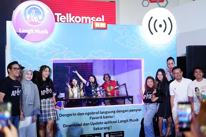 Hadirkan Streaming Konten Siaran Langsung Interaktif, Telkomsel Rilis Fitur Langit Musik Live