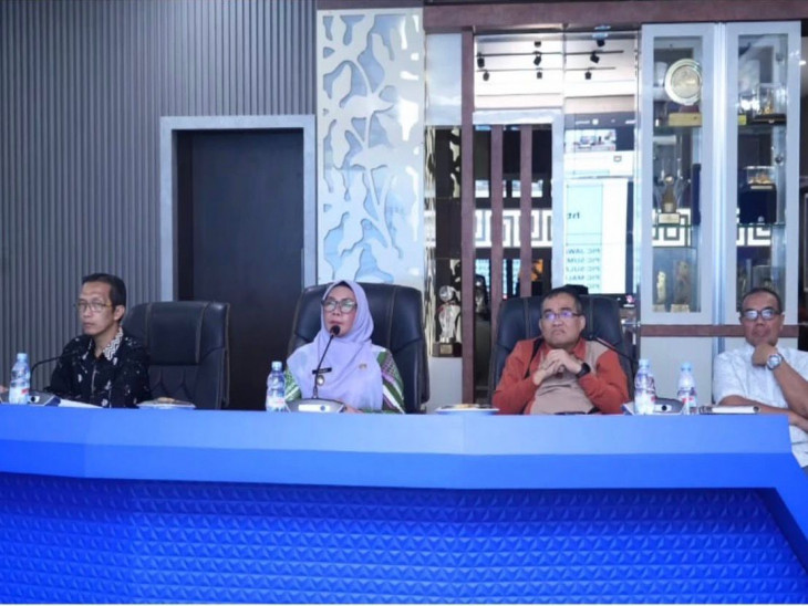 Wakili Bupati Kampar Ikuti Rakor Monitoring Pelaksanaan Gerakan Indonesia ASRI Pada Pemerintah Daerah