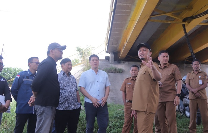 Pemko Pekanbaru Bakal Bangun Taman di  Bawah Jembatan Leton 1