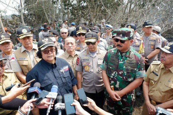Tinjau Karhutla di Riau, Menteri LHK Sebut Taman Nasional Tesso Nilo Rusak Parah, Habitat Gajah Jadi Kebun Sawit