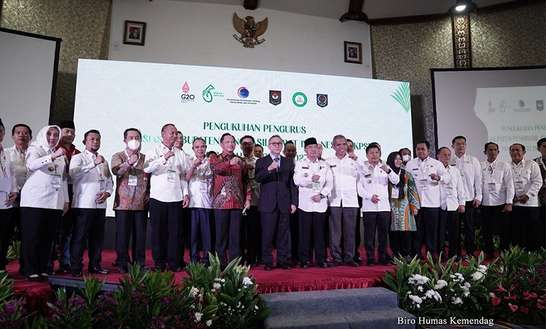 Penjabat Bupati Kampar Dikukuhkan Sebagai  Sekjen AKPSI