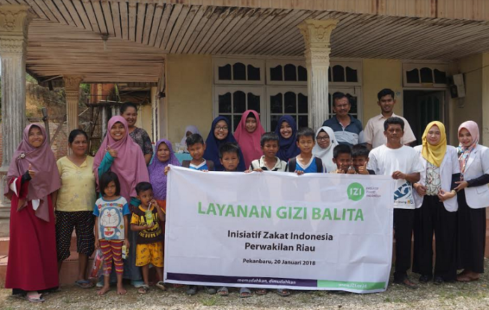 IZI Riau Berikan Pengobatan Gratis dan Layanan Gizi Balita di Bencah Lesung-Tenayan Raya