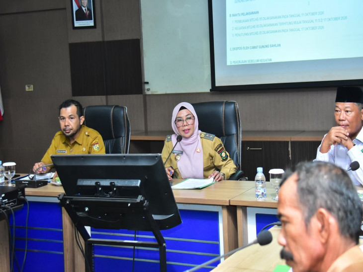 Wakil Bupati Kampar Pimpin Rapat Persiapan Akhir MTQ ke-55 Tingkat Kabupaten Kampar Tahun 2026 di Kecamatan Gunung Sahilan