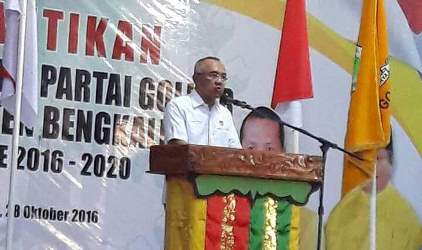 Andi Rachman Lantik Kepengurusan Partai Golkar Bengkalis di Duri