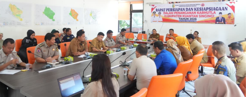 Pemkab Kuansing Matangkan Kesiapsiagaan Penanganan Karhutla Hadapi Ancaman El Nino