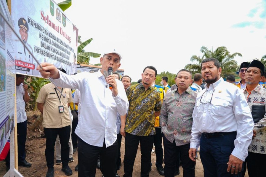 Gubri  Dorong  Pusat Realisasikan Pembangunan Jalan Lingkar Parit Kitang dan Penanggulangan Banjir di Dumai