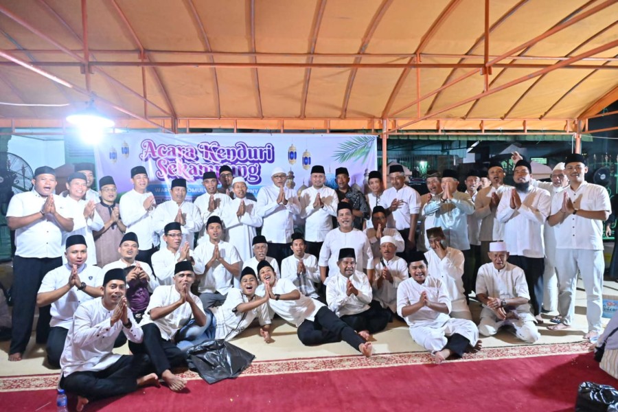 Warga Sidomulyo Bengkalis Gelar Kenduri Sekampung Sambut Ramadhan 1447 H
