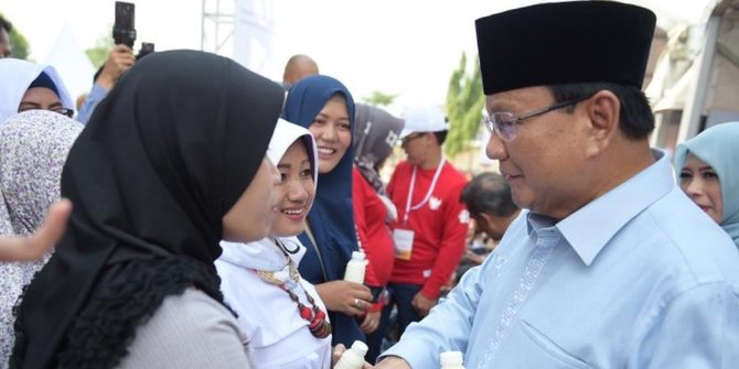 Pria Ini Imbau Prabowo Sandi  tak Usah Masuk Lumbung Suara Jokowi