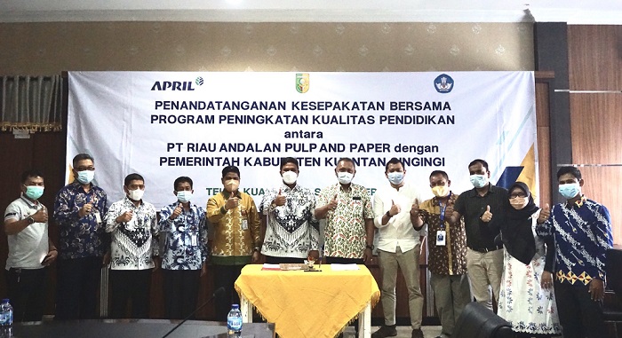 Pemkab Kuansing Jalin Kerjasama dengan PT RAPP Tingkatkan Kualitas Pendidikan