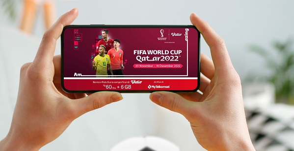 HOREE! Telkomsel dan Vidio Hadirkan Paket Berlangganan Nonton FIFA World Cup Qatar 2022