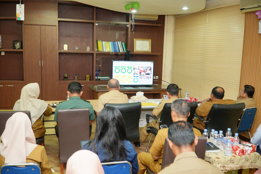 Terus Pantau Perkembangan Inflasi, Pj Bupati Kampar Ikuti Rakor Pengendalian Inflasi Daerah Bersama Kemendagri