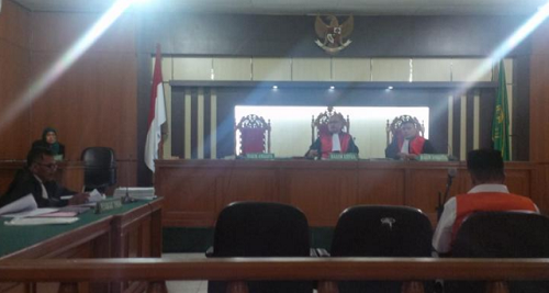 Bawa Sabu 10 Kilogram Dituntut 17 Tahun Penjara, Ketua Majelis Hakim PN Pekanbaru Sampai Kaget, ''Banyak Ini BB- nya''