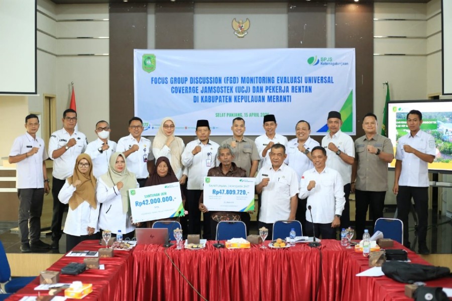 Cakupan BPJS Ketenagakerjaan di Meranti Masih Rendah, Pemda dan BPJS Perkuat Kolaborasi Lewat FGD UCJ