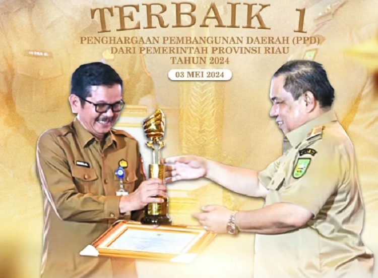 Dumai Terbaik I Penghargaan Pembangunan Daerah  Provinsi Riau