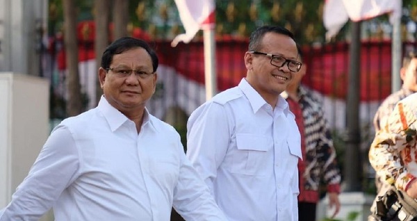 Makin Terang Gerindra Dua Kursi, Prabowo Menteri Pertahanan Edhy Prabowo Menteri Pertanian
